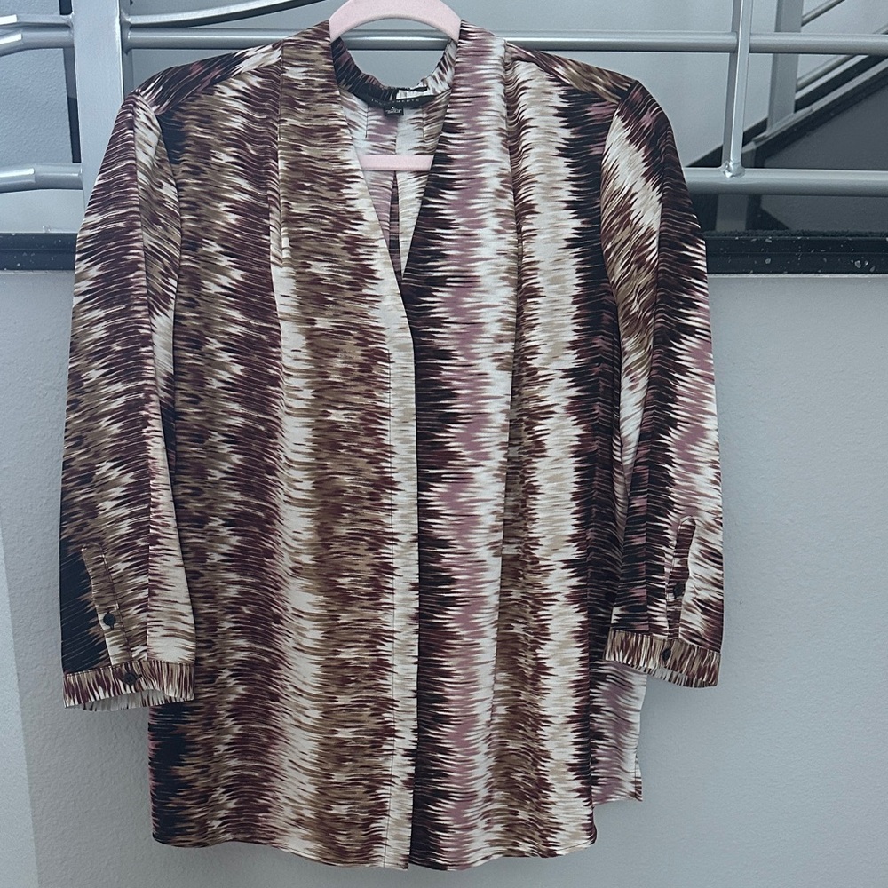 Investments Multicolor Patterned Blouse L